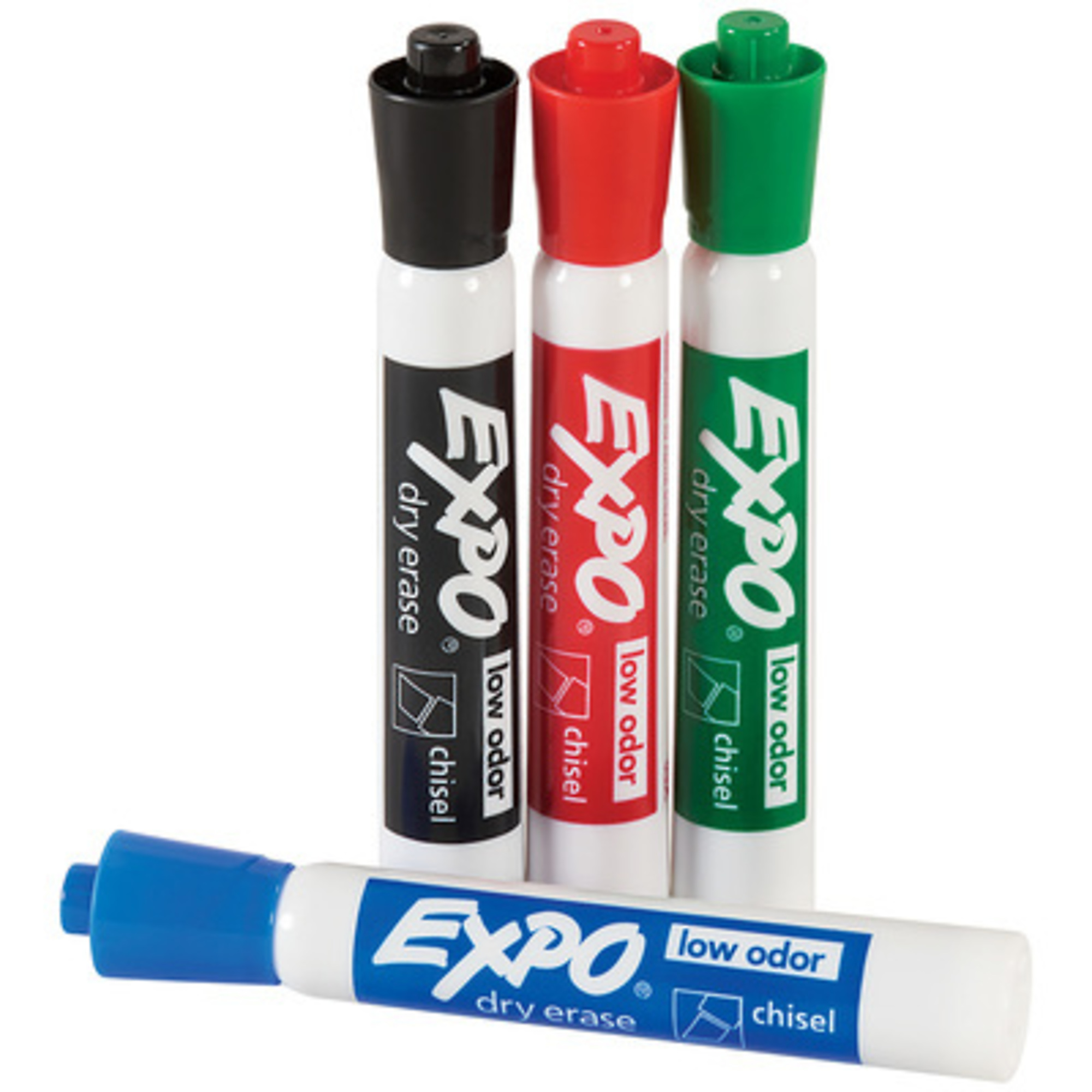 EXPO, Expo Dry Erase Markers - Assortment Pack 4/CS, Model# BDEMARKER